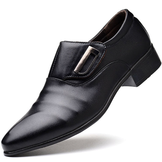Zapatos de Cuero para Hombre - Mocasines Ejecutivos Puntiagudos Multiusos - Image 7