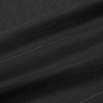 Falda Punk Negra de Malla con Parches Efecto Dos Piezas - Image 14