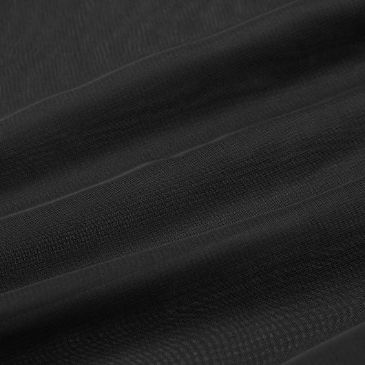 Falda Punk Negra de Malla con Parches Efecto Dos Piezas - Image 14