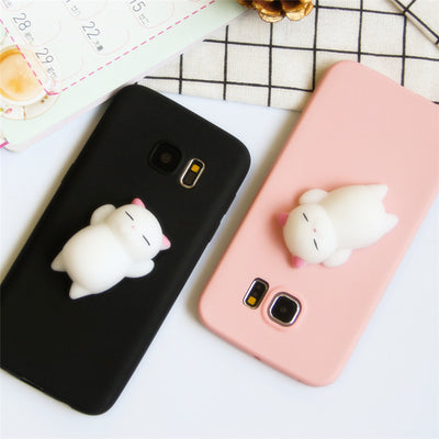 Funda Samsung con Diseño 3D de Gato - Image 2