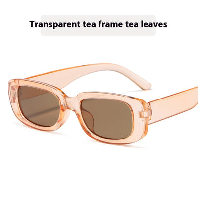 Children's small frame oval sunglasses with a solid white PC frame and brown AC lenses for UV protection. - Image 9