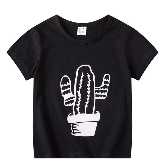 Playera Infantil de Manga Corta Unisex con Diseños Animados