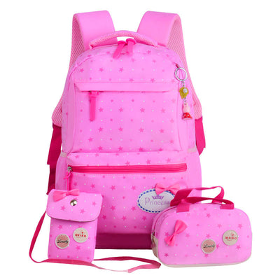 Mochila Escolar Coreana 3 en 1 para Niñas de Primaria - Image 3