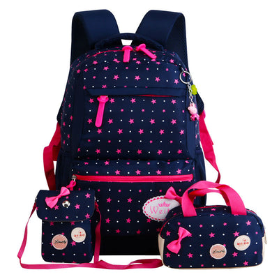 Mochila Escolar Coreana 3 en 1 para Niñas de Primaria - Image 5