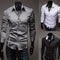Camisa Casual Slim Fit para Hombre - Algodón Premium Manga Larga