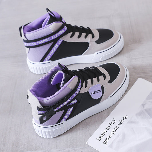 Zapatillas Escolares Versátiles para Niña con Suela Blanca - Image 3