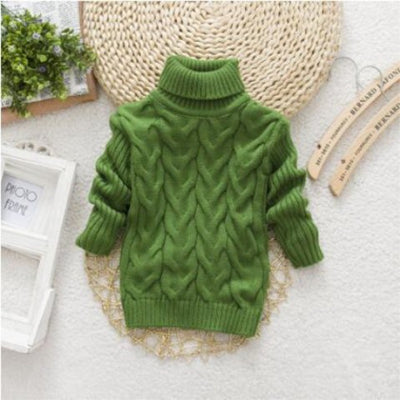 Suéter Cálido de Cuello Alto para Niños - Image 10