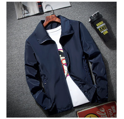 Chaqueta Tallas Grandes Primavera Otoño con Cuello Alzado - Image 14