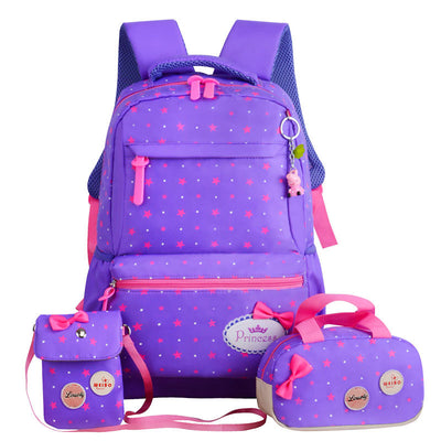 Mochila Escolar Coreana 3 en 1 para Niñas de Primaria - Image 4