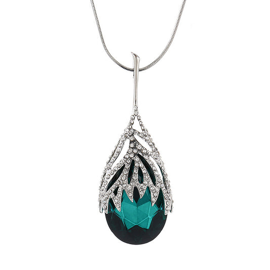 Collar Colgante en Forma de Gota de Agua - Image 2
