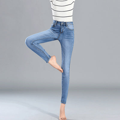 Pantalón Lápiz Cintura Alta Elástico Primavera - Image 10