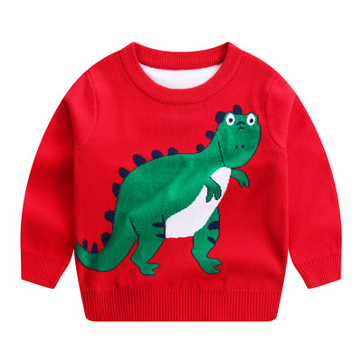 Suéter Térmico Infantil Dinosaurio de Doble Capa - Image 5