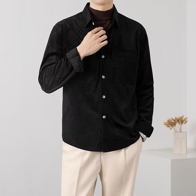 Camisa de Trabajo Vintage en Pana para Hombre - Image 14