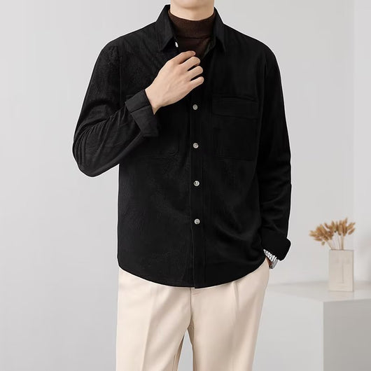 Camisa de Trabajo Vintage en Pana para Hombre - Image 14