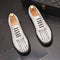 Zapatos de Cuero para Hombre con Suela Gruesa y Punta Redonda