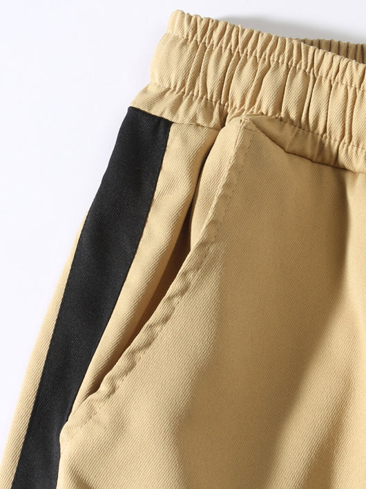 Pantalones Deportivos Casuales de Corte Recto con Costuras Otoñales - Image 30