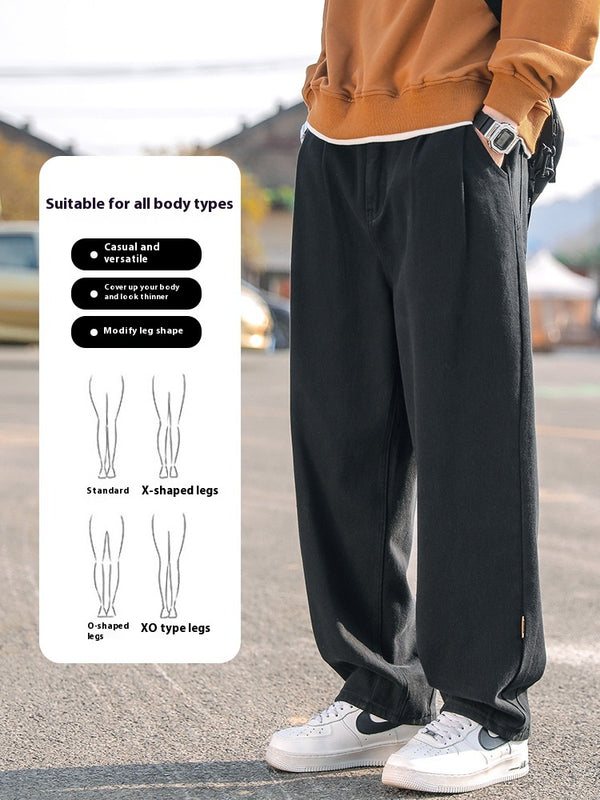 Pantalones Cargo Sueltos para Hombre Rectos Casuales