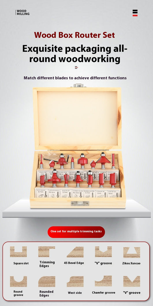 Fresadora Eléctrica Profesional de 6 Velocidades para Carpintería - Image 14