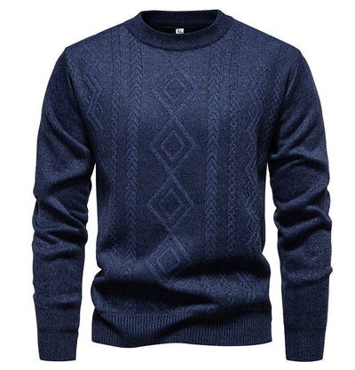 Suéter Tejido Cuello Redondo Cálido y Casual para Hombre - Image 28