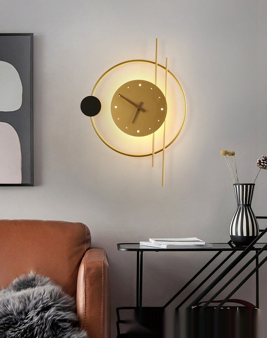Lámpara Reloj de Pared Moderno con Función Horaria - Image 11