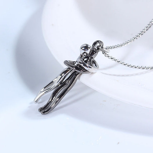 Collar Abrazo de Amor - Joyería Unisex para Parejas