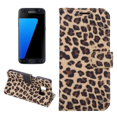 Funda de Cuero Estampado Leopardo