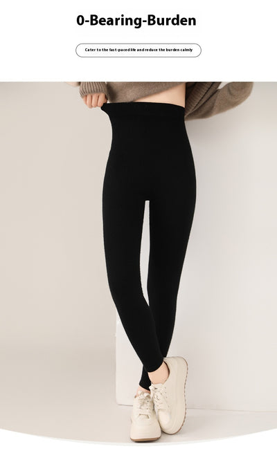 Leggings Térmicos de Lana Tejida sin Costuras - Cintura Alta Reductora - Image 21