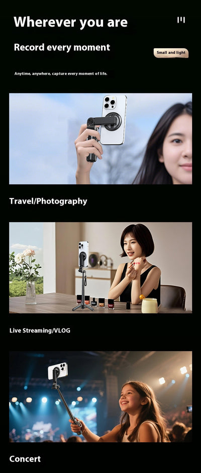 Palo Selfie Magnético T20C Bluetooth Portátil con Control Remoto - Image 15