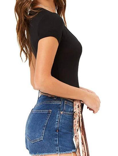 Enterizo Casual de Manga Corta para Mujer - Image 8