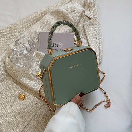 Bolso de Diseño Exclusivo con Asa al Hombro - Cartera Cuadrada de Moda - Image 2