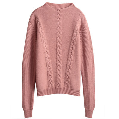 Suéter de Cuello Alto en Cashmere para Otoño e Invierno