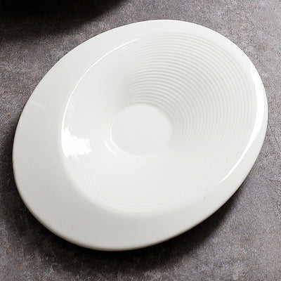 Plato Ovalado de Porcelana Francesa Elegante - Image 4