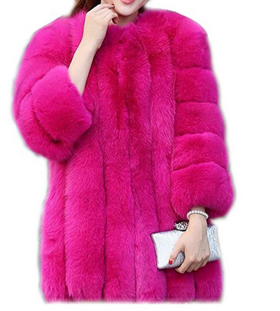 Abrigo de Piel Sintética Larga para Mujer - Elegancia y Calidez - Image 11