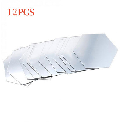 Espejo Hexagonal Acrílico 3D - Adhesivo Decorativo de Pared con Efecto Cristal - Image 30