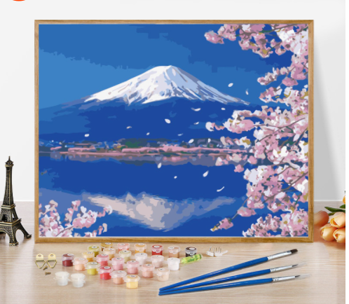 Cuadro Decorativo Paisaje Óleo Pintado a Mano para Dormitorio - Image 7