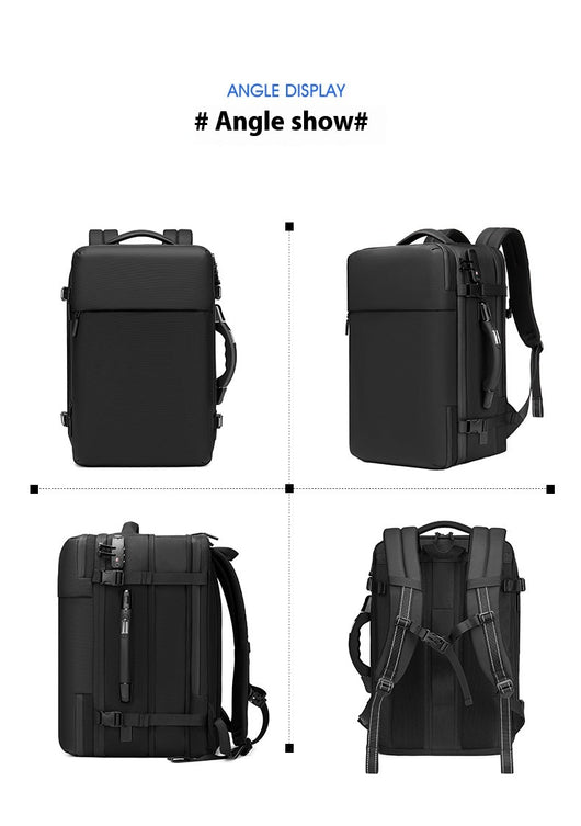 Mochila de Viaje Compresible con Báscula Integrada, Antirrobo Oxford - Image 10