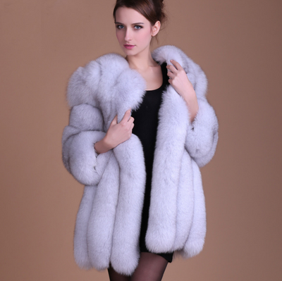 Abrigo de Piel Sintética Larga para Mujer - Elegancia y Calidez - Image 15