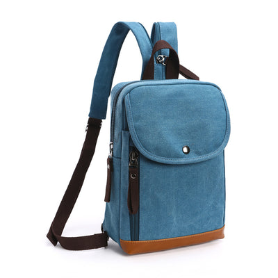 Bolsa Mensajera de Lona para Hombre - Diseño Moderno de Un Hombro - Image 13