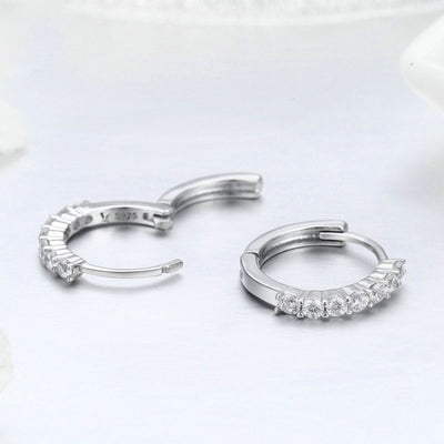 Aretes de Plata 925 con Circonita - Diseño Europeo y Americano - Image 3