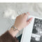 Pulsera de Cadena Cuadrada con Borla Made Square