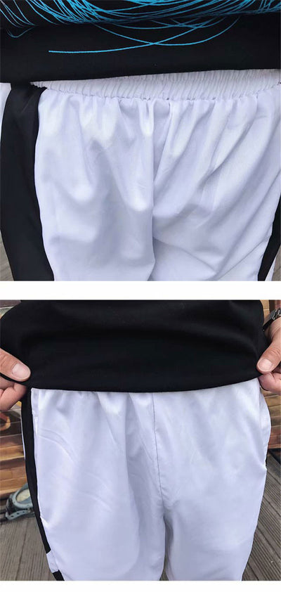 Pantalones Casuales Hombre Colorblock Sueltos Versátiles - Image 11