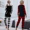 Conjunto de Casa Cuadros para Mujer - Pijama Holgado Cómodo