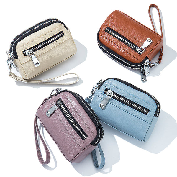 Cartera Multiusos con Doble Cierre y Gran Capacidad