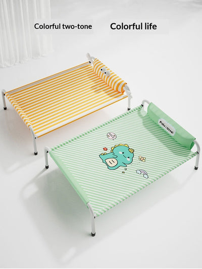 Cama de Camping para Perros Medianos y Grandes con Diseño de Rayas Divertidas - Image 21