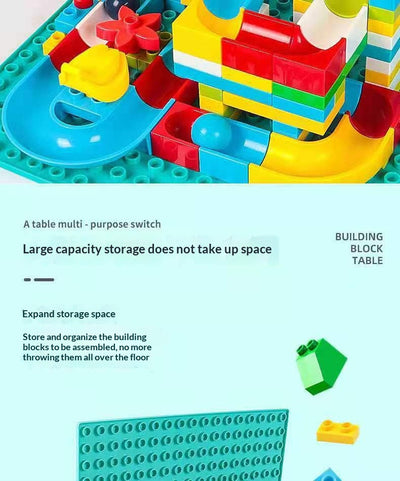 Mesa de Construcción con Bloques Gigantes para Niños - Image 14