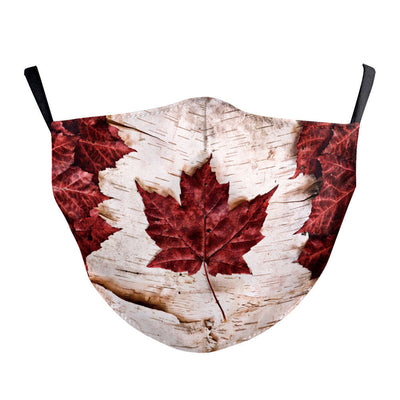 Mascarilla Infantil de Tela Estampada con Bandera - Image 21