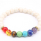 Universe Galaxy Eight Planets Solar System Guardian Star Natural Stone Beads Bracelet O