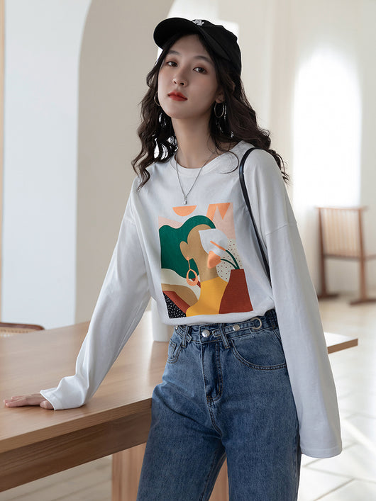 Blusa Estampada Básica para Mujer - Image 4