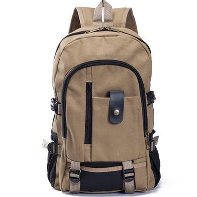 Mochila de Lona para Hombre - Bolsa Escolar Resistente - Image 15