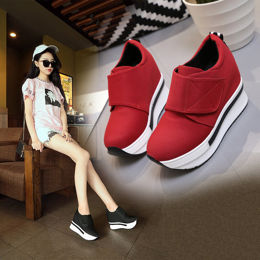 Zapatos Casuales Mujer Plataforma Gruesa Estilo Coreano - Suela Acolchada Confort